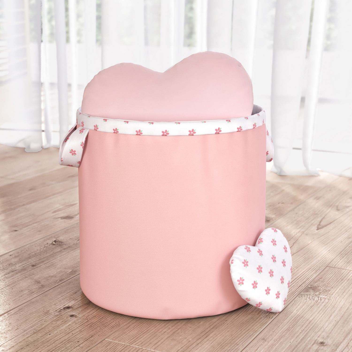 Cesto Organizador para Brinquedos Sophia Rosé 35cm