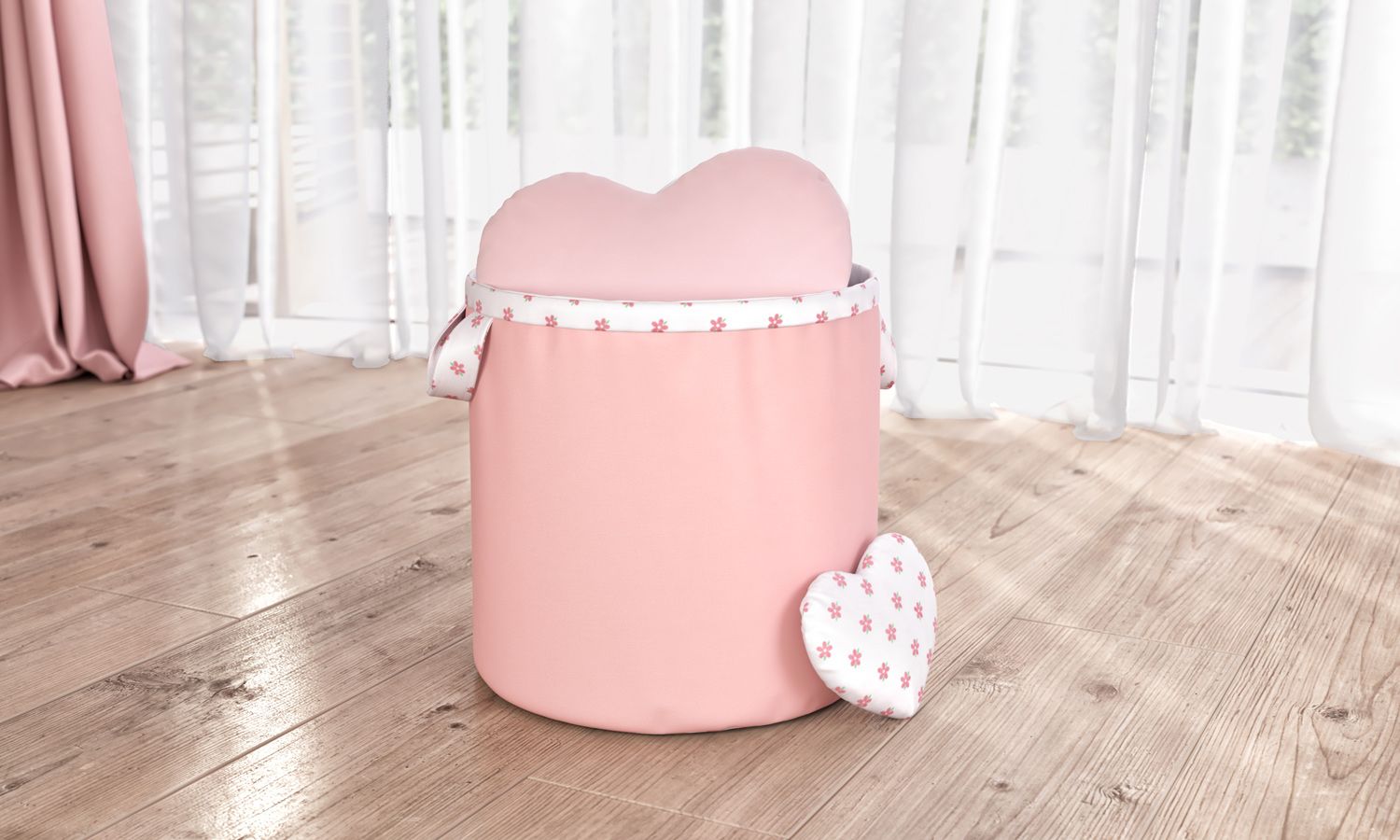 Cesto Organizador para Brinquedos Sophia Rosé 35cm