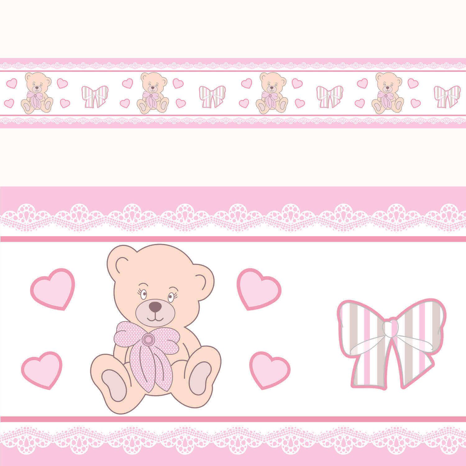 Faixa Adesiva de Parede Ursa Mirella