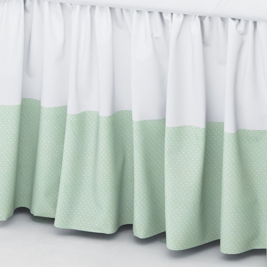 Saia de Berço Barra Poá Azul