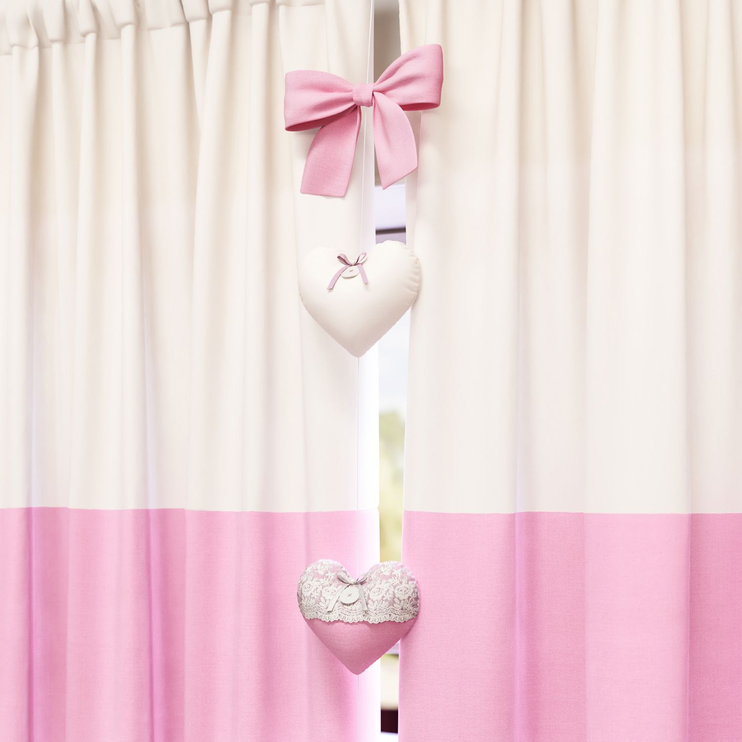 Pêndulo Cortina Coração
