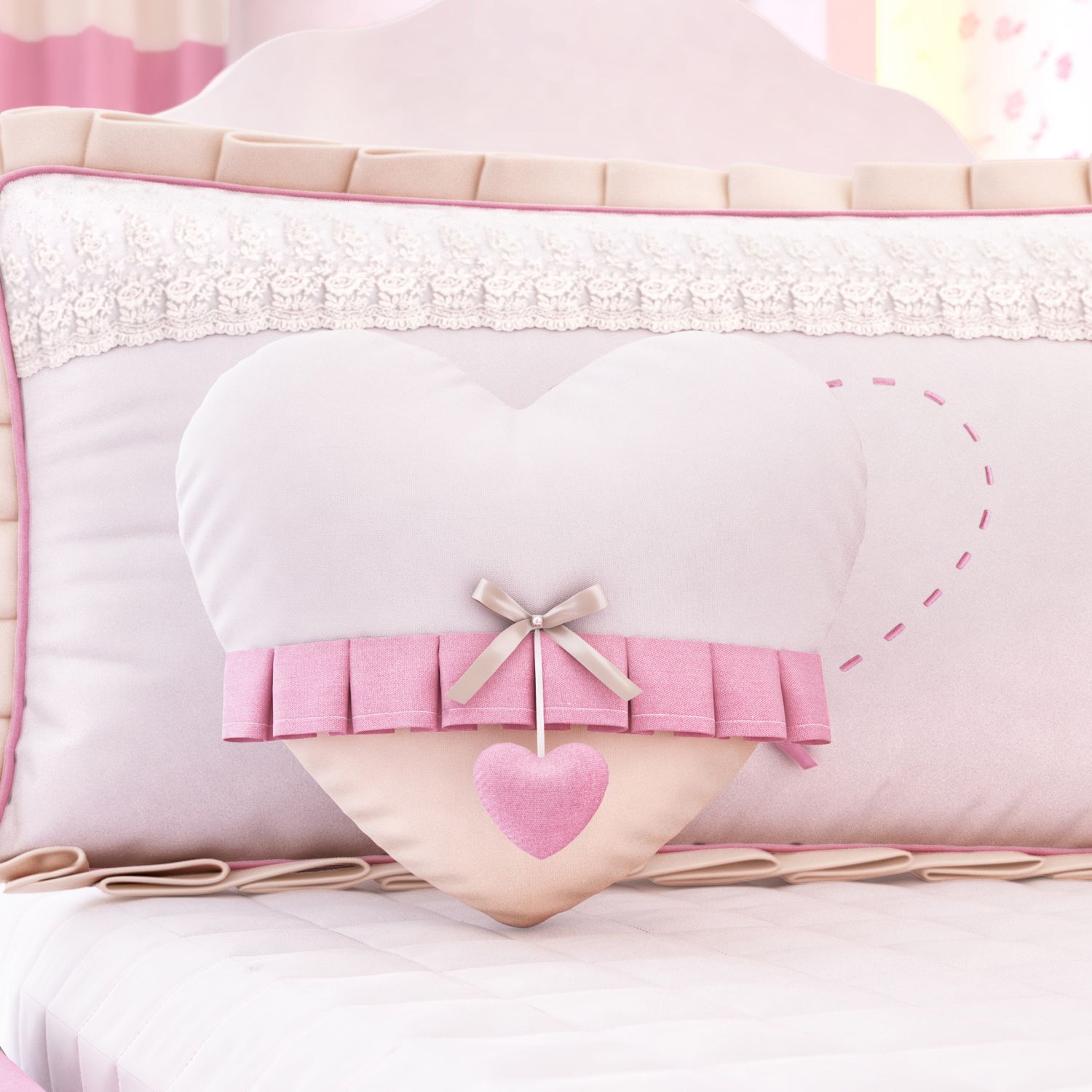 Almofada Coraçãozinho 30cm