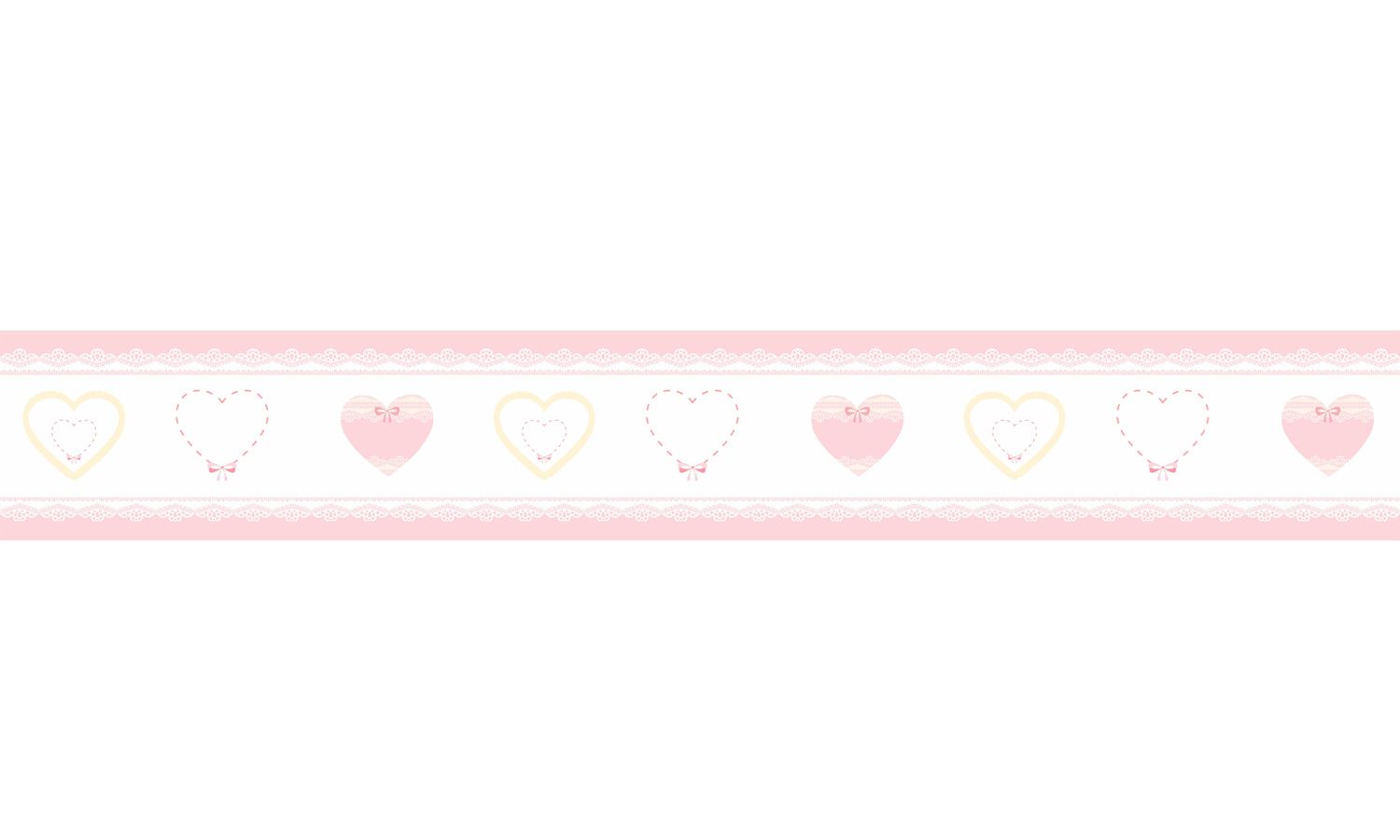 Faixa Adesiva de Parede Coração