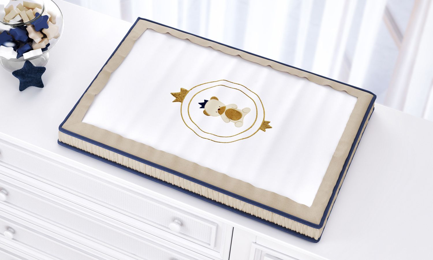 Trocador de Fraldas Urso Teddy Realeza