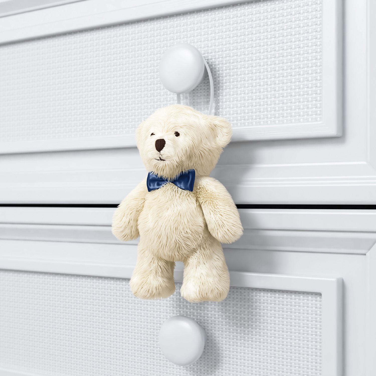 Urso Petit Enfeite para Puxador Teddy Realeza