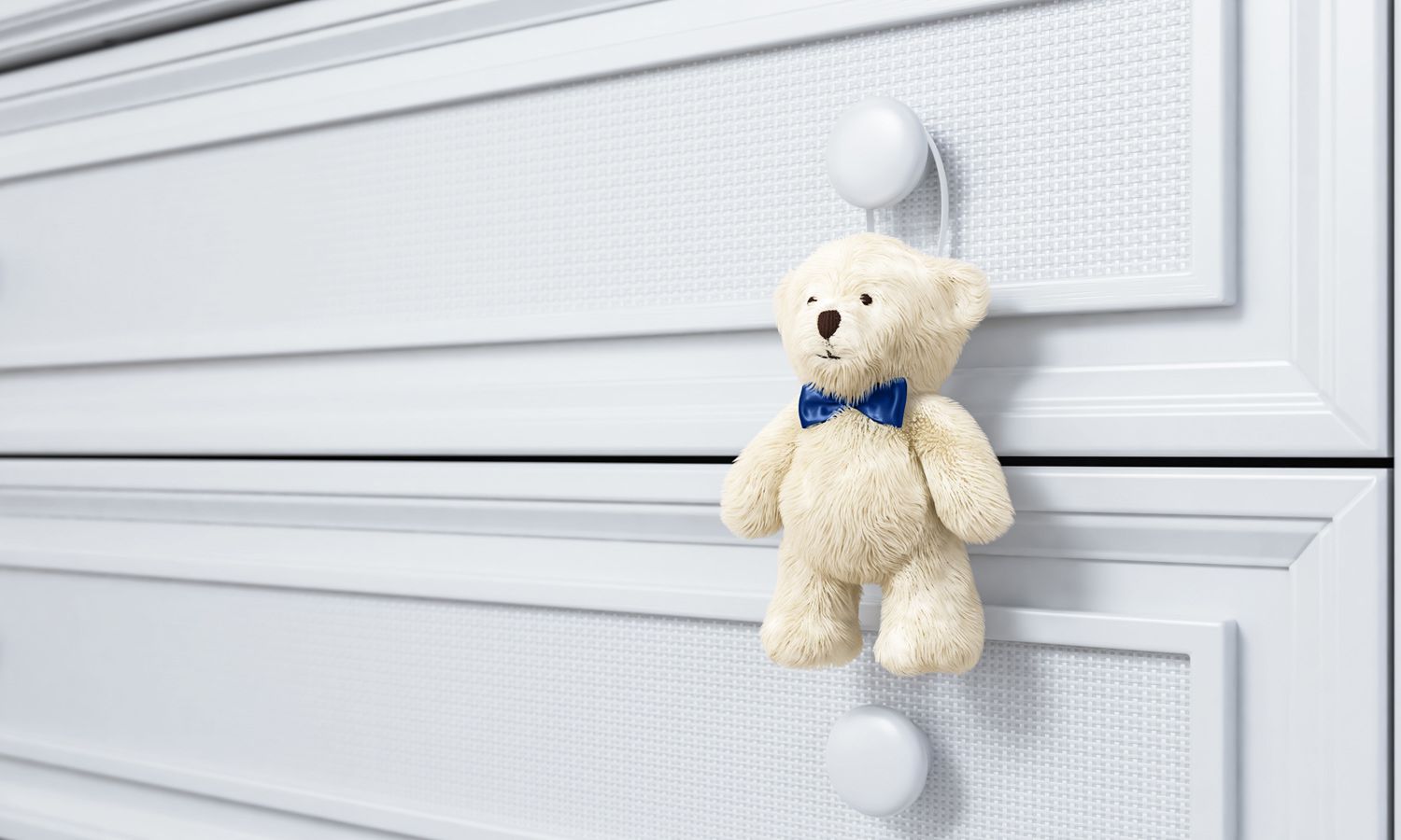 Urso Petit Enfeite para Puxador Teddy Realeza