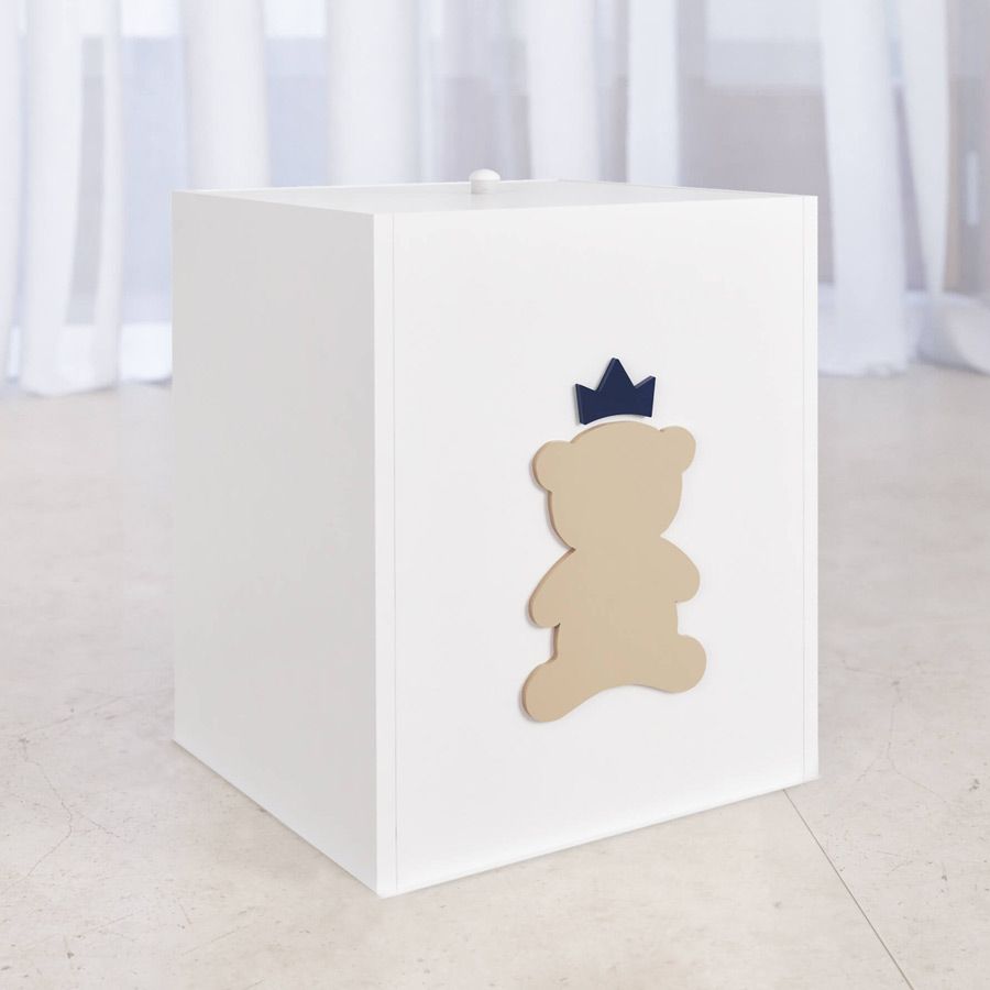 Lixeira Urso Teddy Realeza