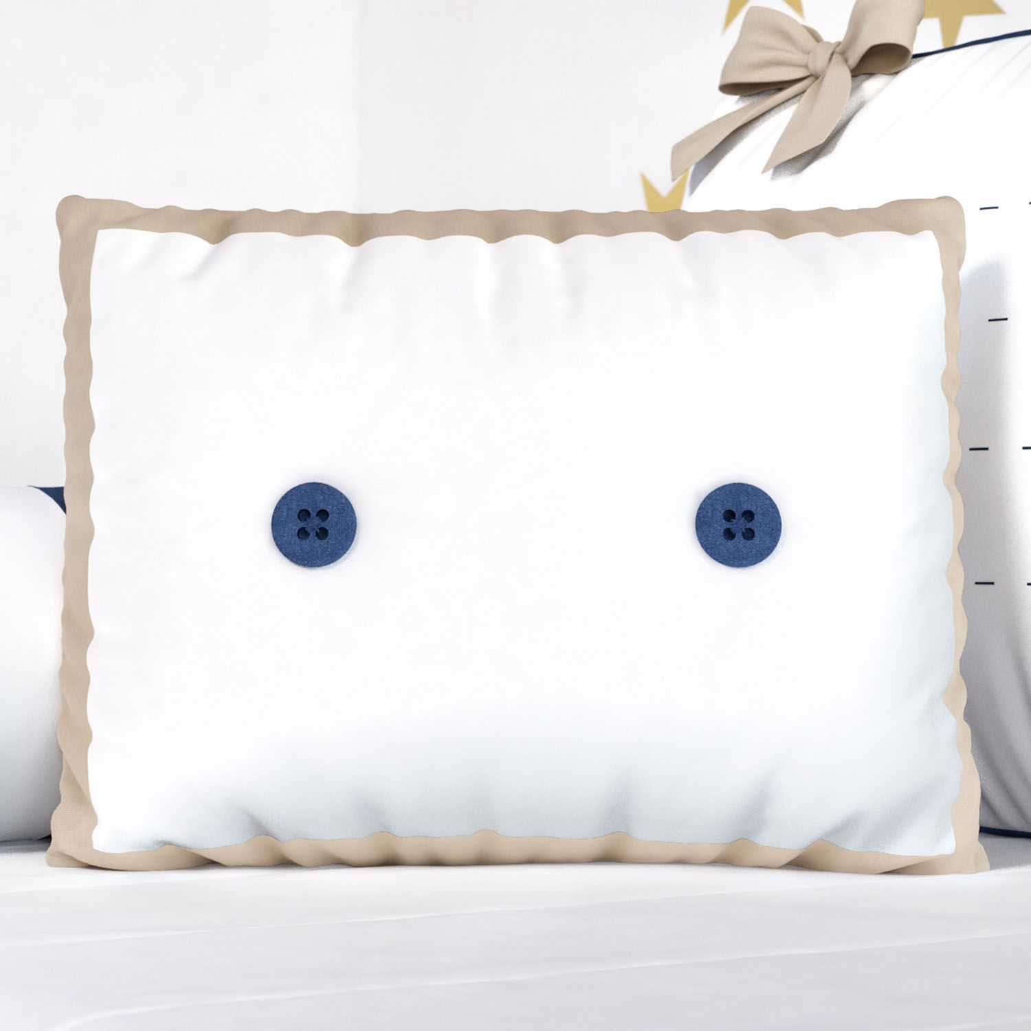 Almofada com Botões 43cm