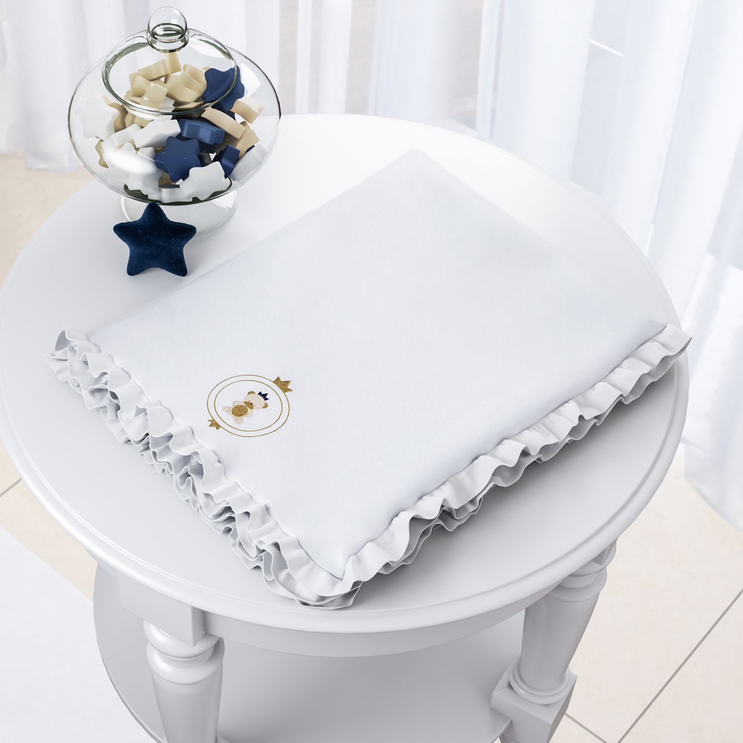 Cobertor Soft Urso Teddy Realeza 75cm