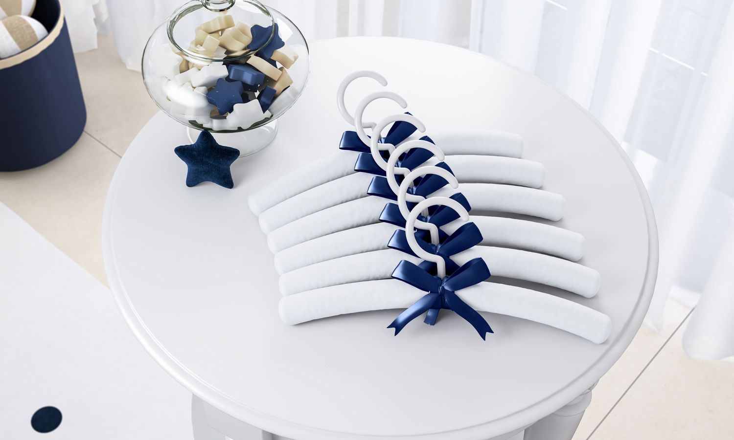 Kit Cabides Azul Marinho