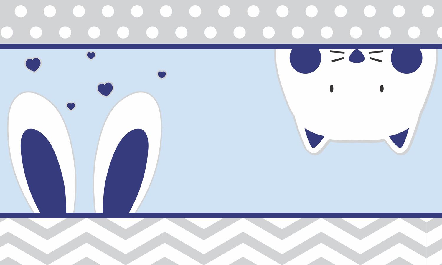 Faixa Adesiva de Parede Amiguinhos Amarelo