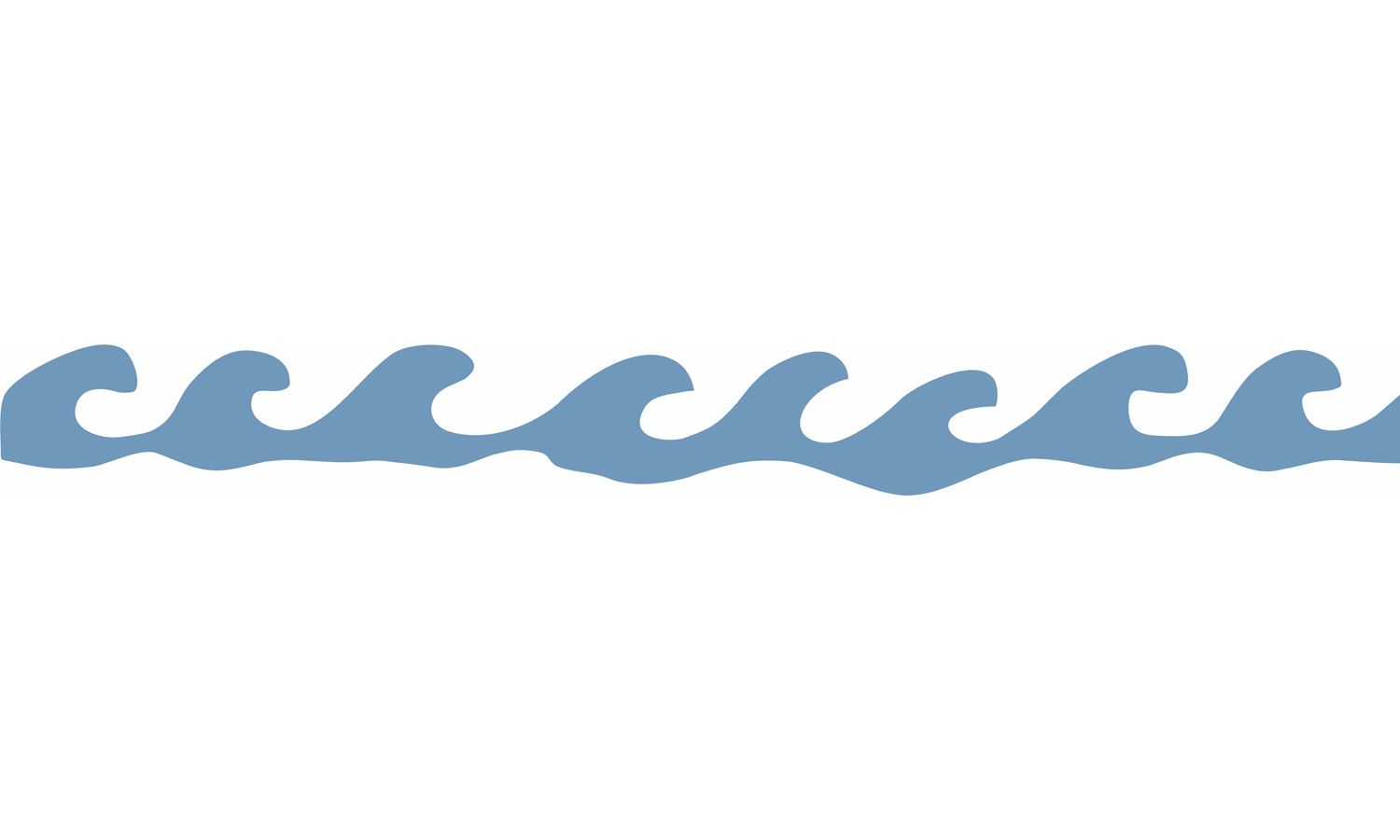 Faixa Adesiva de Parede Ondas