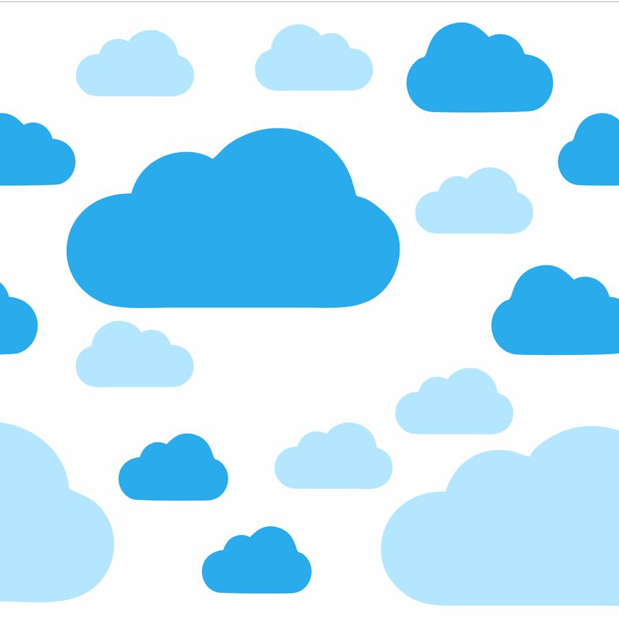 Adesivo de Parede Nuvem Rosa