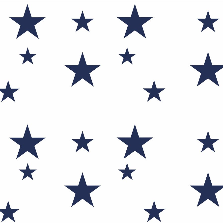Adesivo de Parede Estrelas Azul Marinho