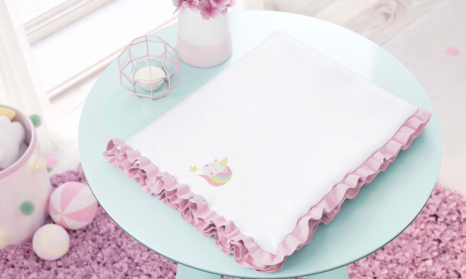 Cobertor Soft Unicórnio 75cm