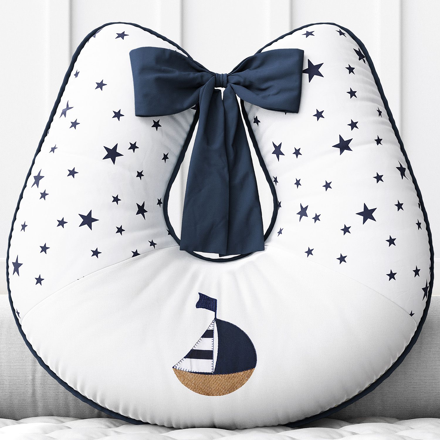 Almofada Amamentação Marinheiro Azul Marinho
