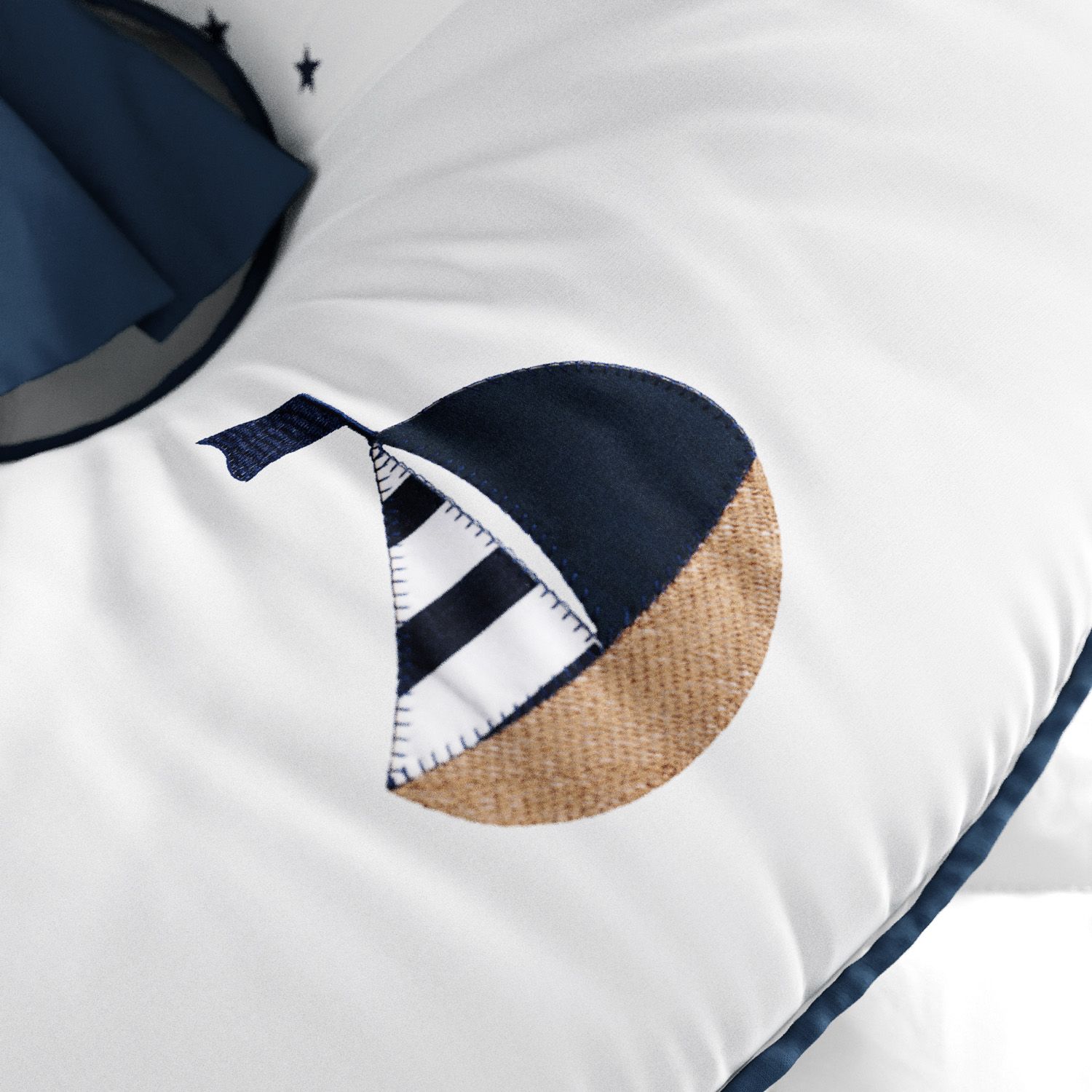 Almofada Amamentação Marinheiro Azul Marinho