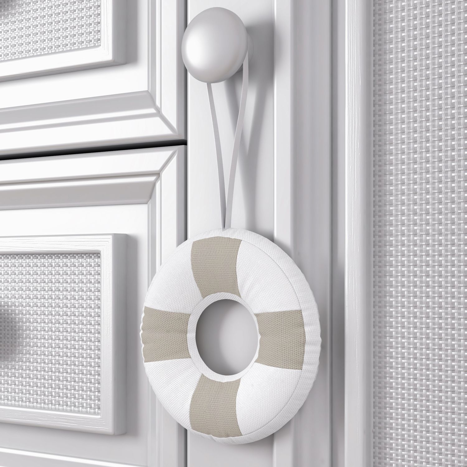 Enfeite para Puxador Bóia Urso Marinheiro Azul