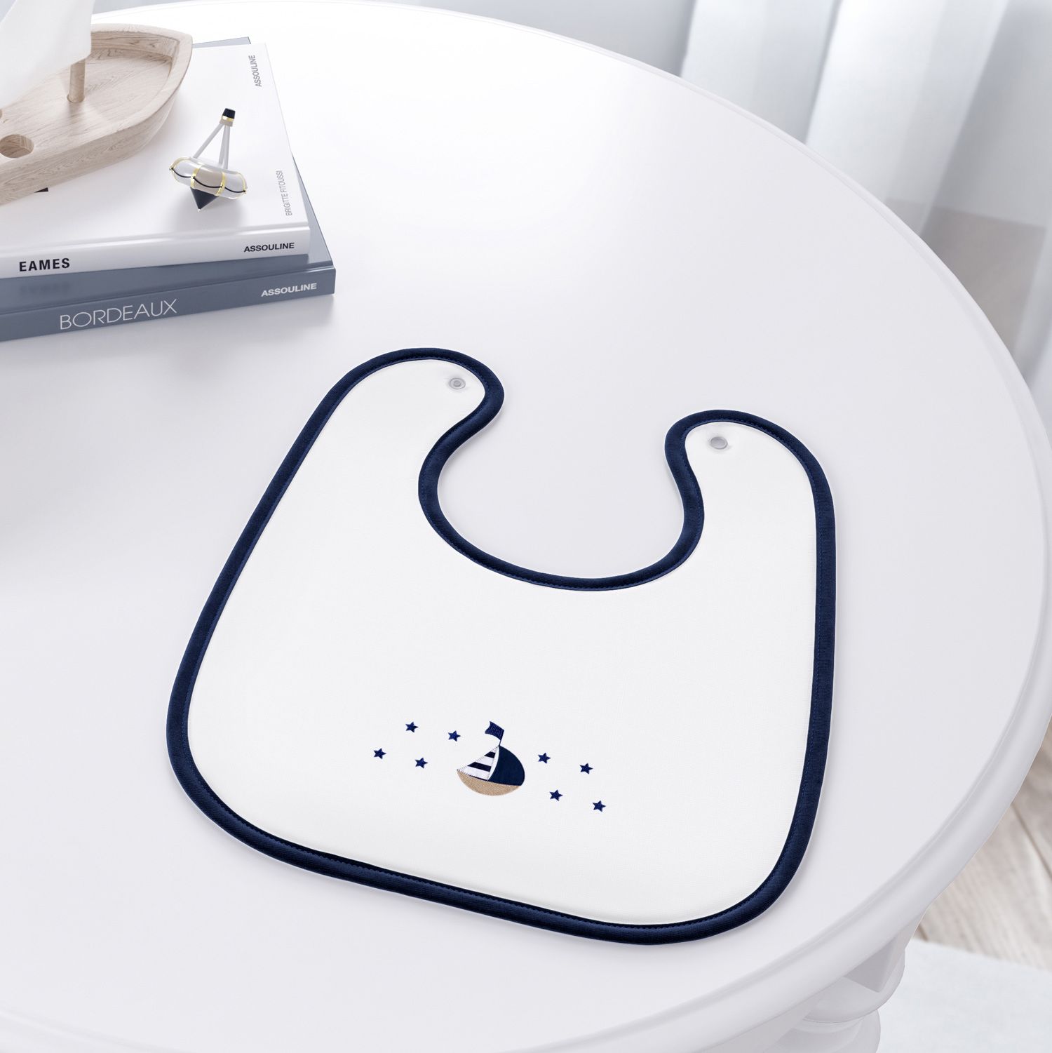 Babador Urso Marinheiro Azul