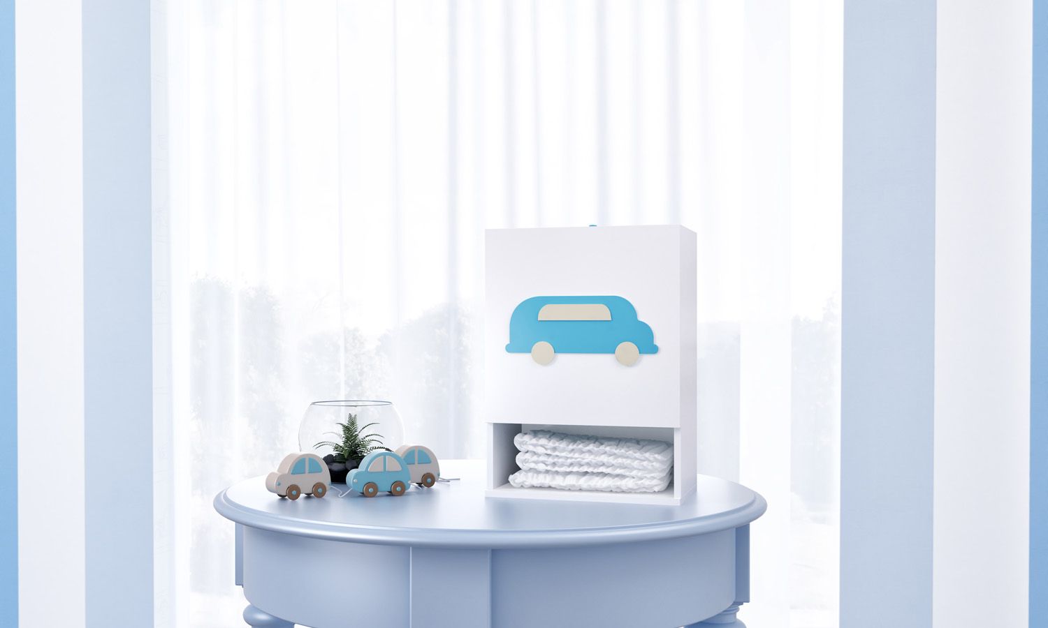 Porta Fraldas Carrinhos