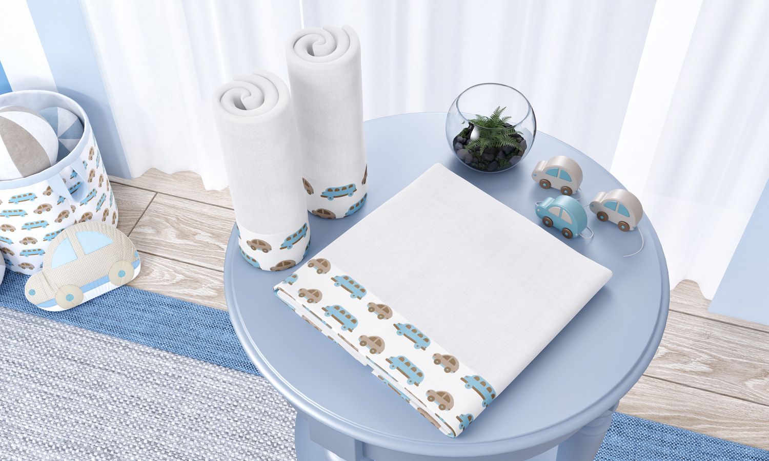 Jogo de Fraldas Ombro Barra Carrinhos com 3