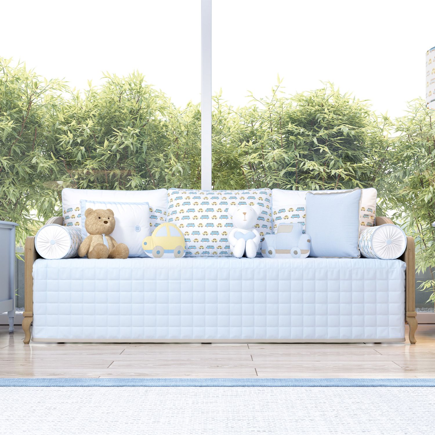 Kit Cama Babá Carrinhos