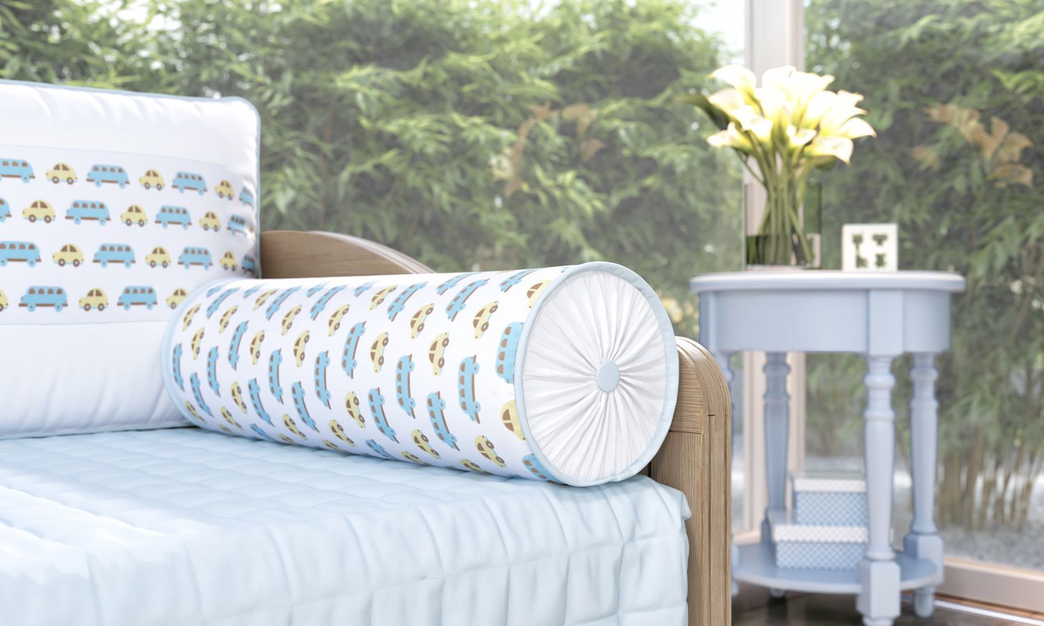 Kit Cama Babá Carrinhos