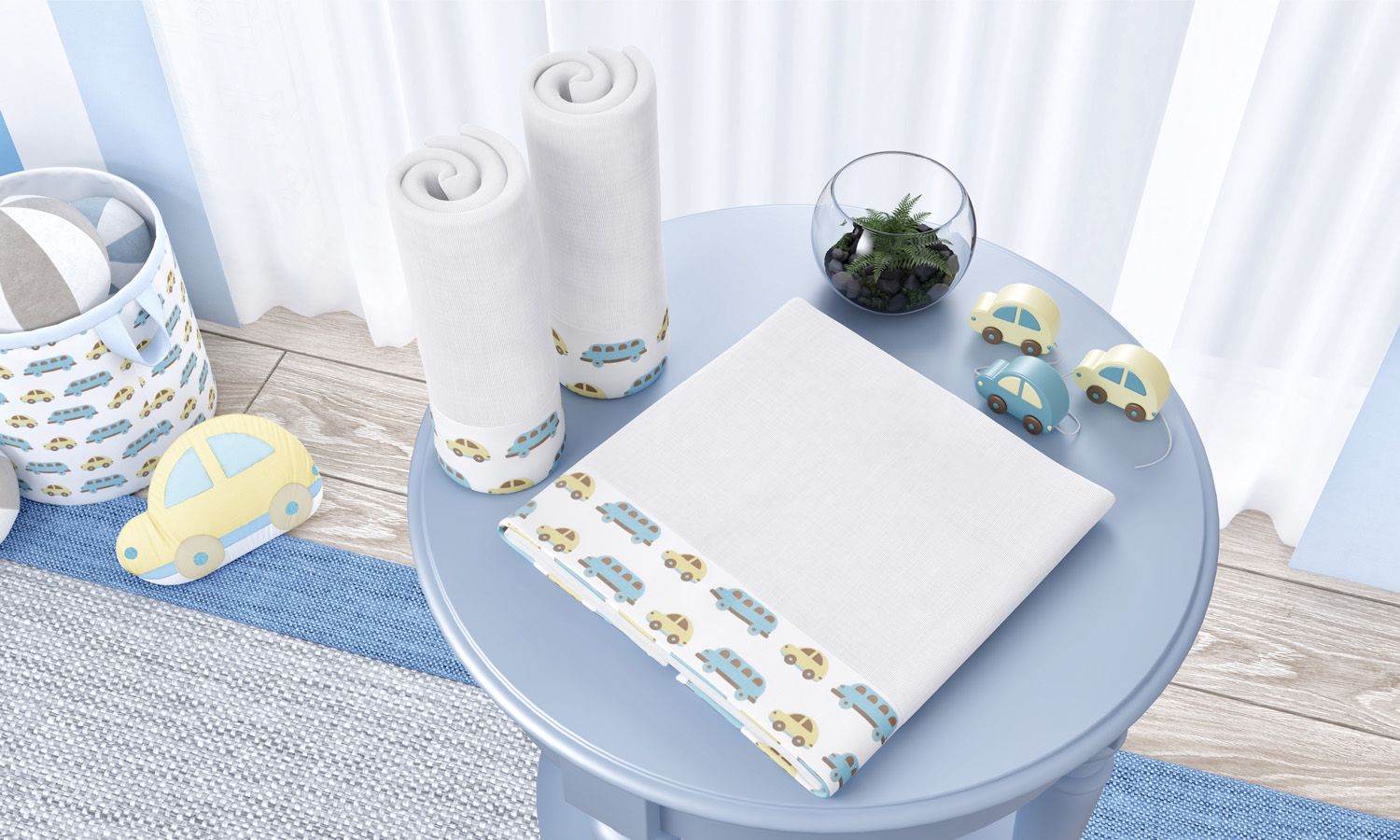 Jogo de Fraldas Ombro Barra Carrinhos com 3