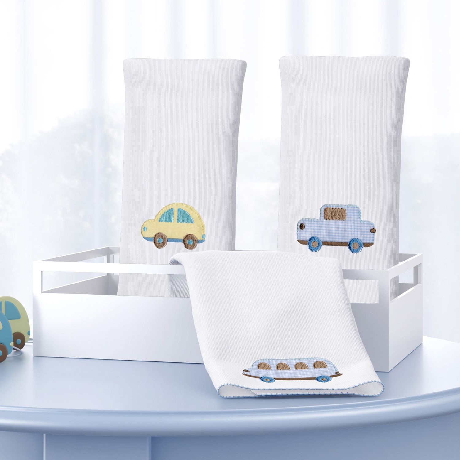 Jogo de Fraldas de Boca Carrinhos