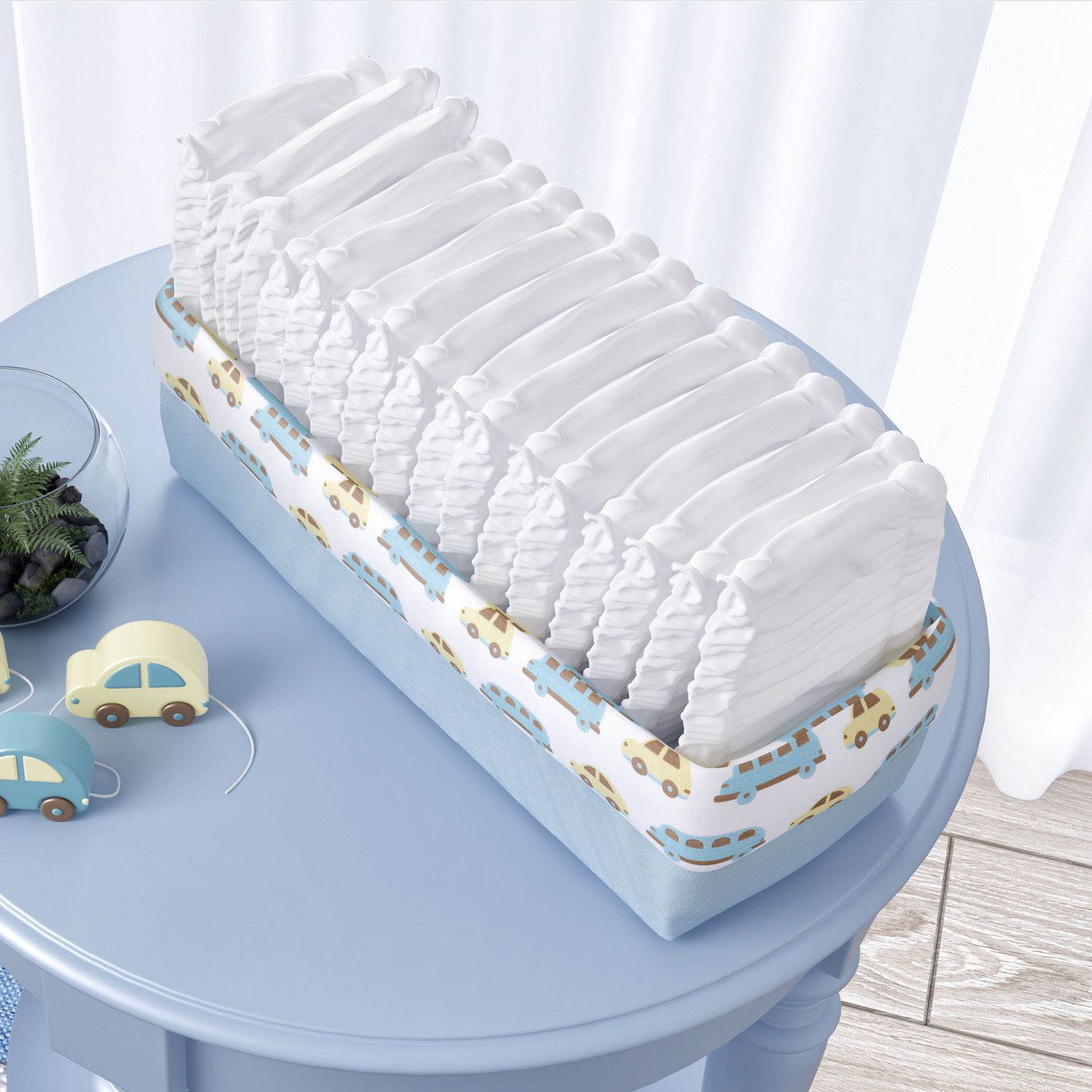 Cesto Organizador Carrinhos 40cm