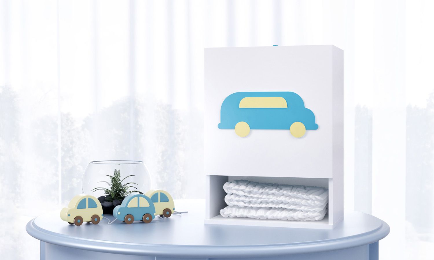 Porta Fraldas Carrinhos