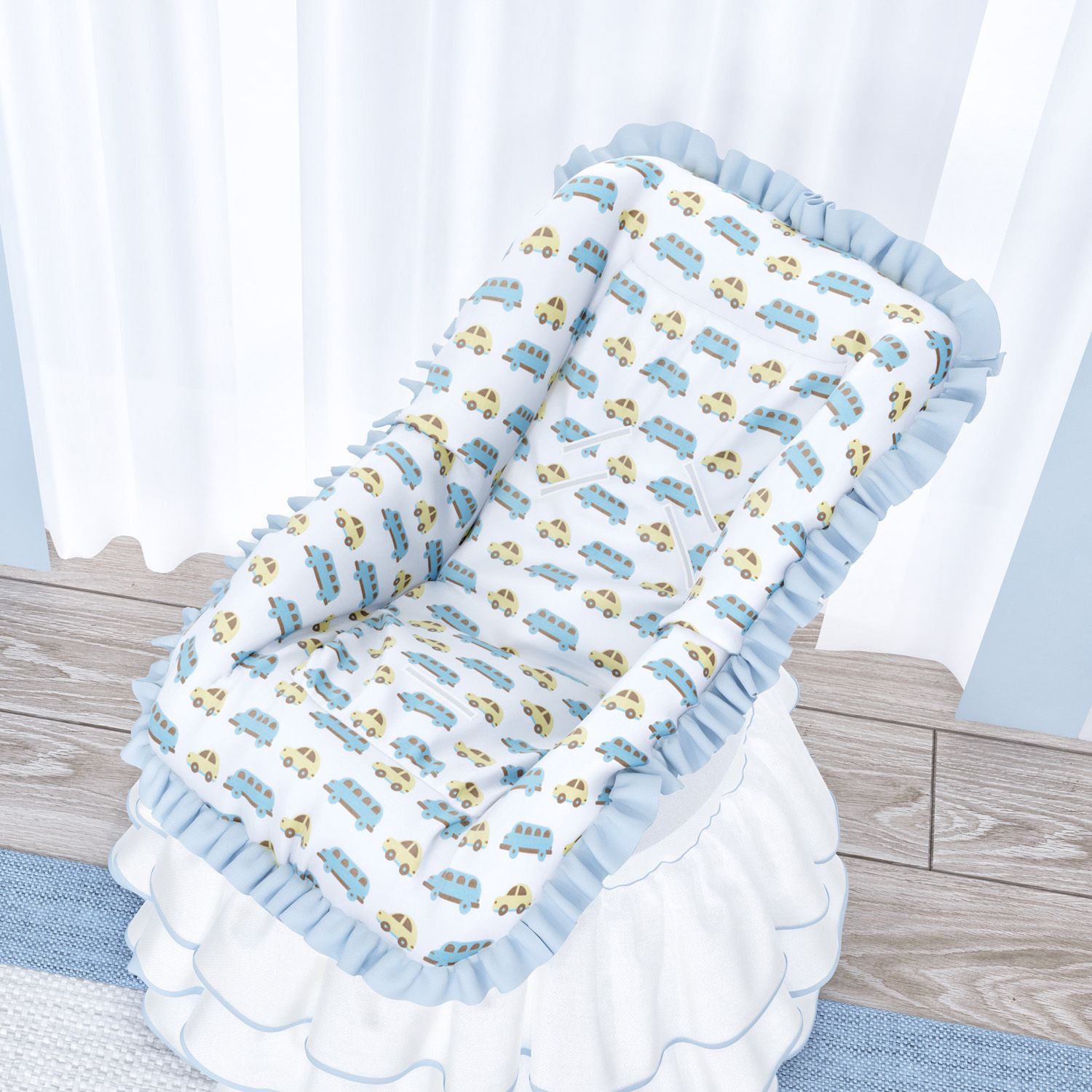 Capa de Bebê Conforto Carrinhos