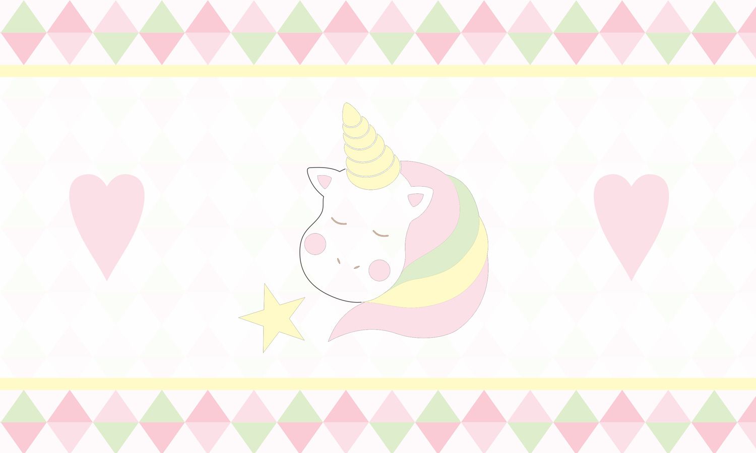 Faixa Adesiva de Parede Unicórnio