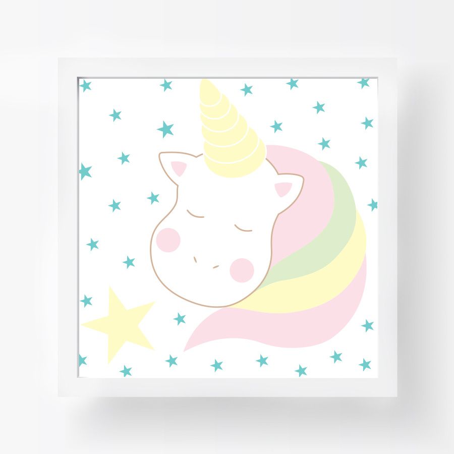 Quadro Unicórnio 38cm