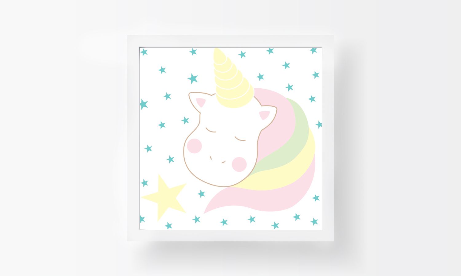 Quadro Unicórnio 38cm - imagem 2