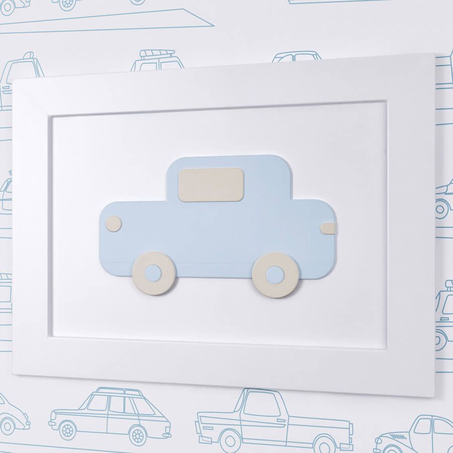 Quadro Caminhonete Amarelo