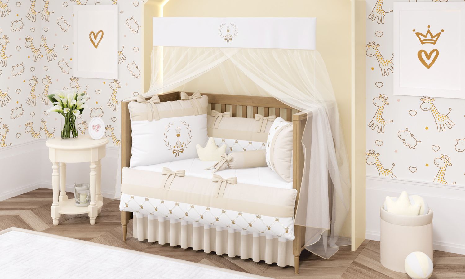 Kit Berço Girafinha Clássica