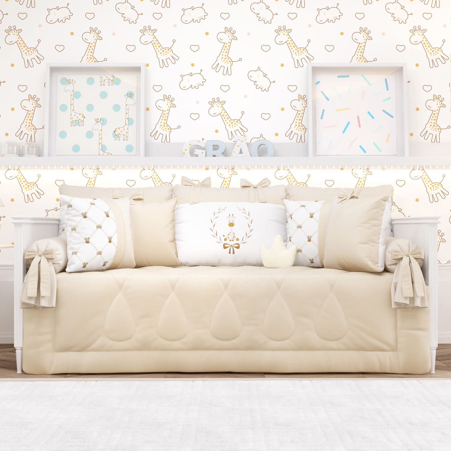 Kit Cama Babá Girafinha Clássica
