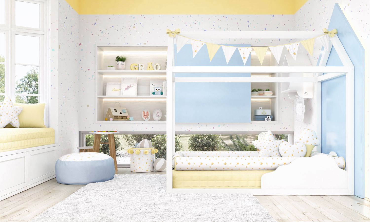 Kit Montessoriano Estrelinhas Amarelo