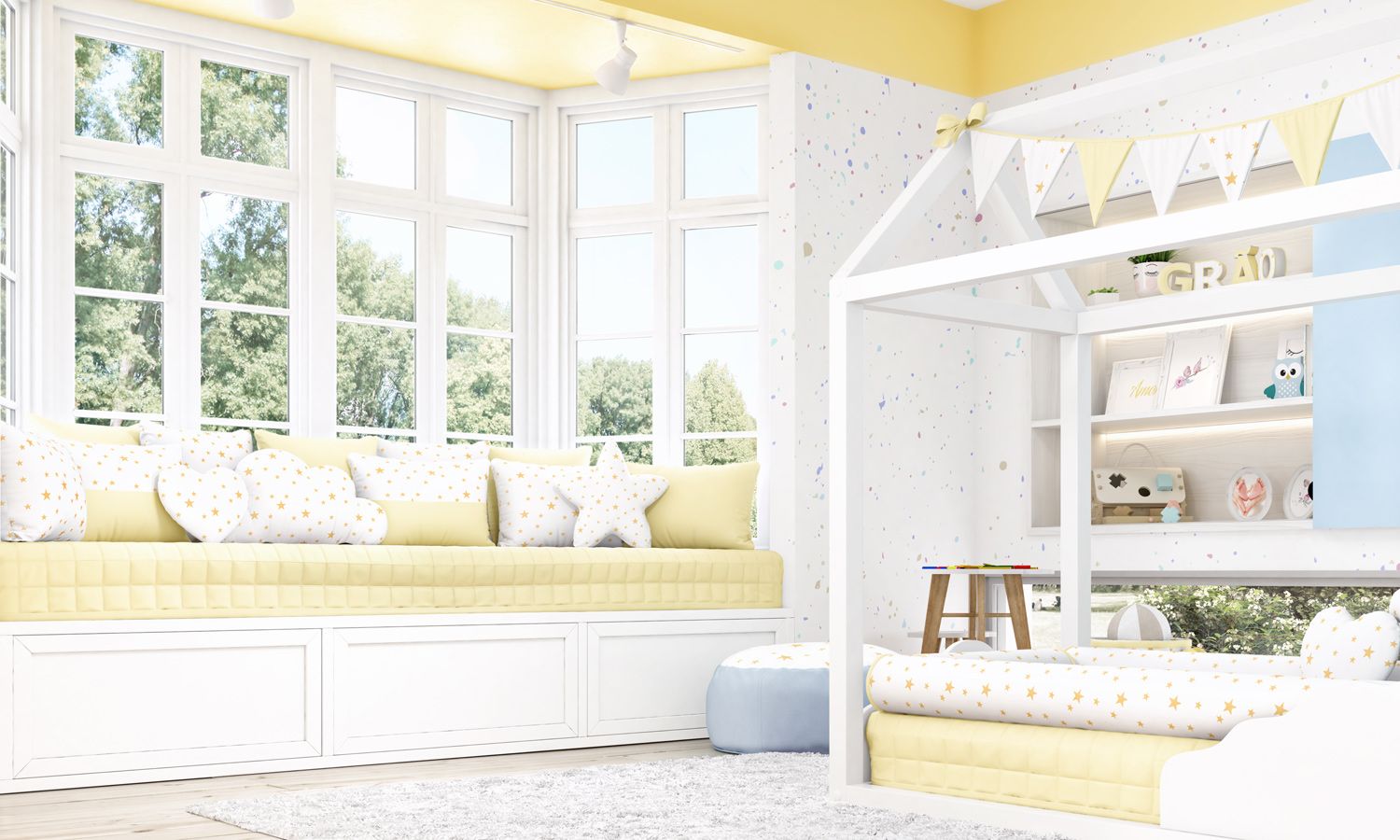 Kit Montessoriano Estrelinhas Amarelo