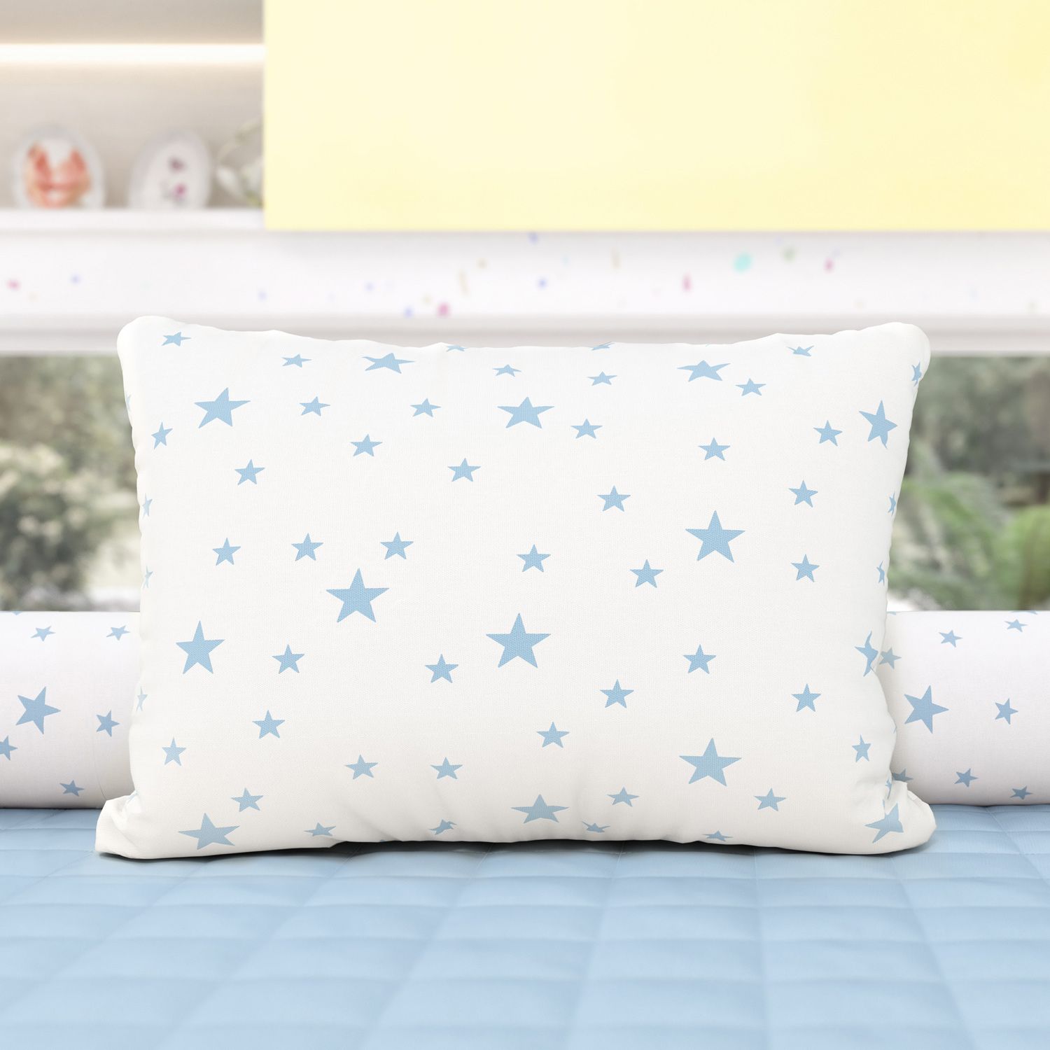 Almofada Estrelinhas Azul 43cm