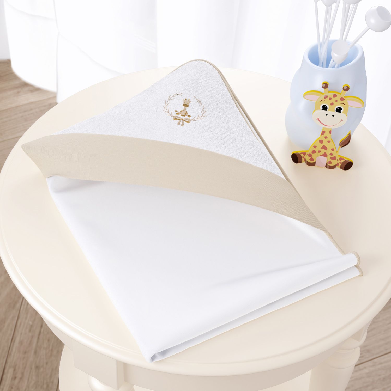 Toalha com Capuz Girafinha Clássica