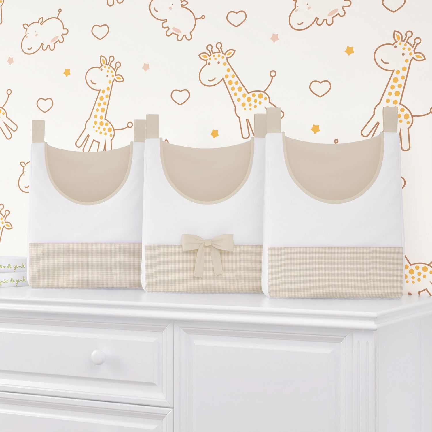 Porta Fraldas Varão Girafinha Clássica