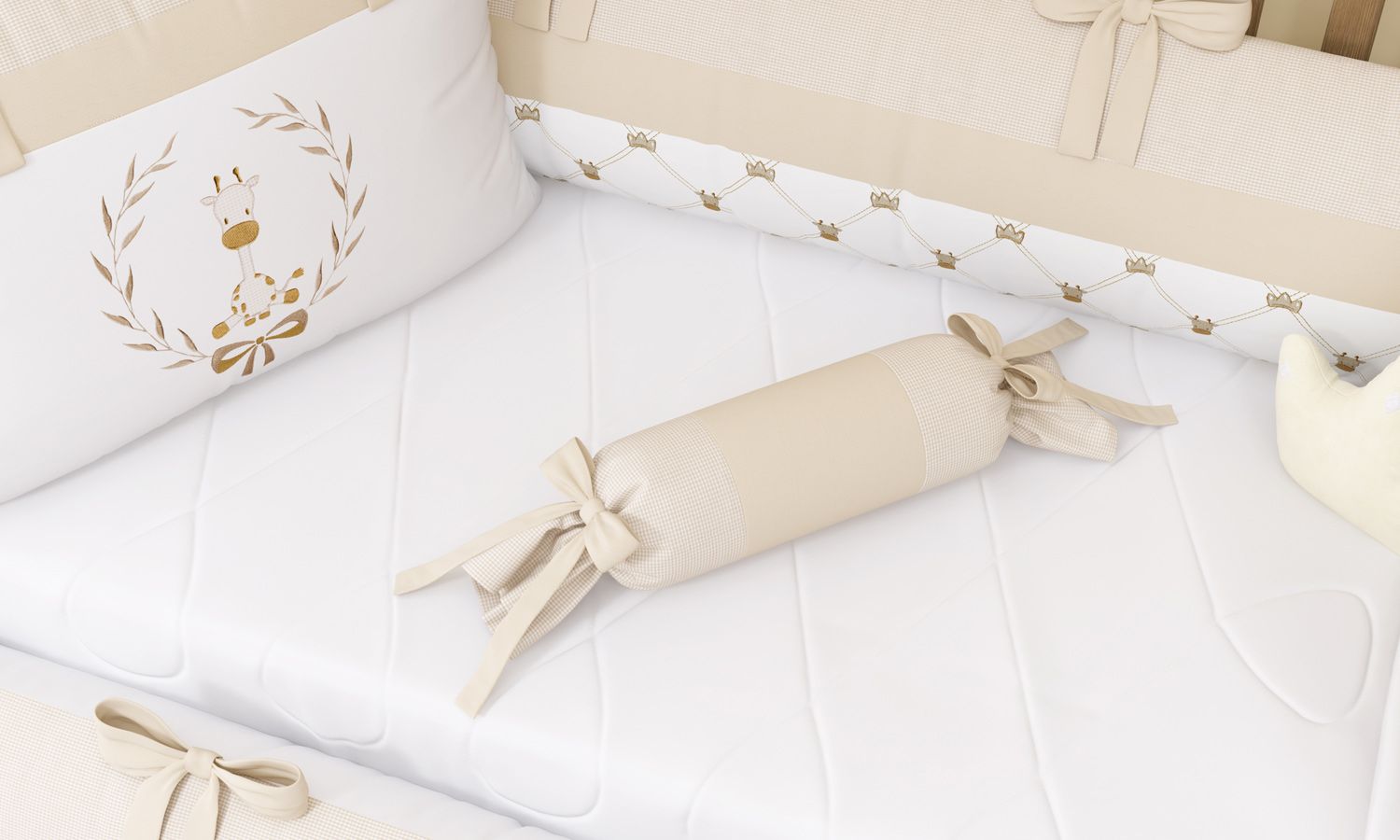 Almofada Apoio Bala Girafinha Clássica 60cm