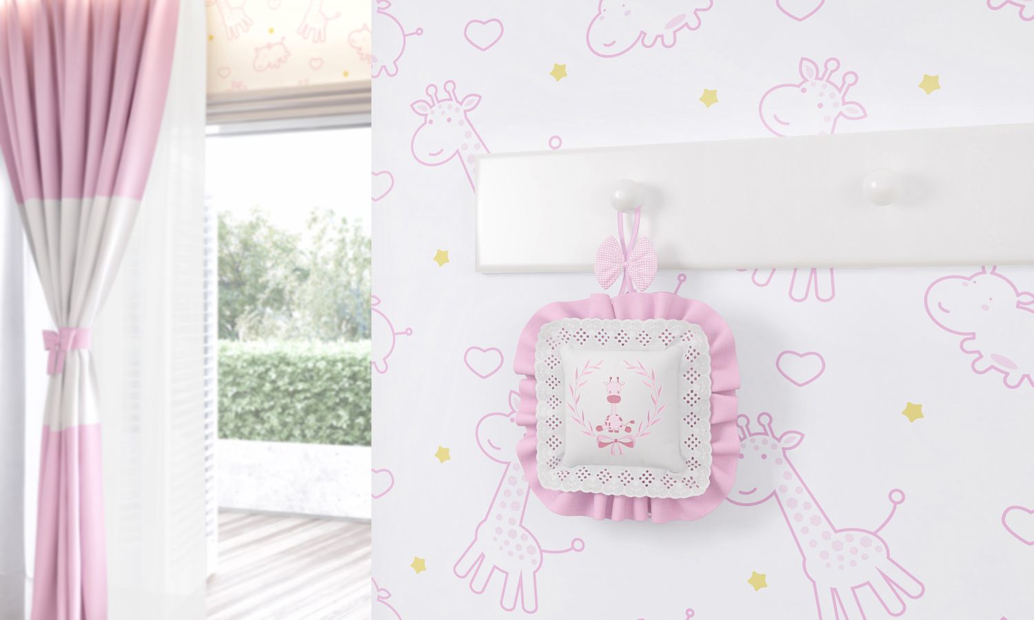 Medalhão Maternidade Girafinha Clássica