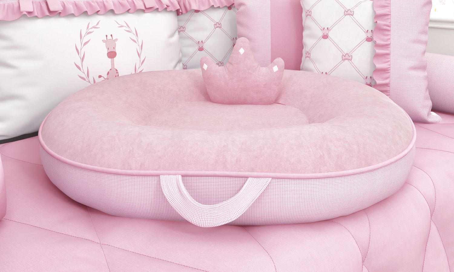 Ninho Xadrez Palha 75cm