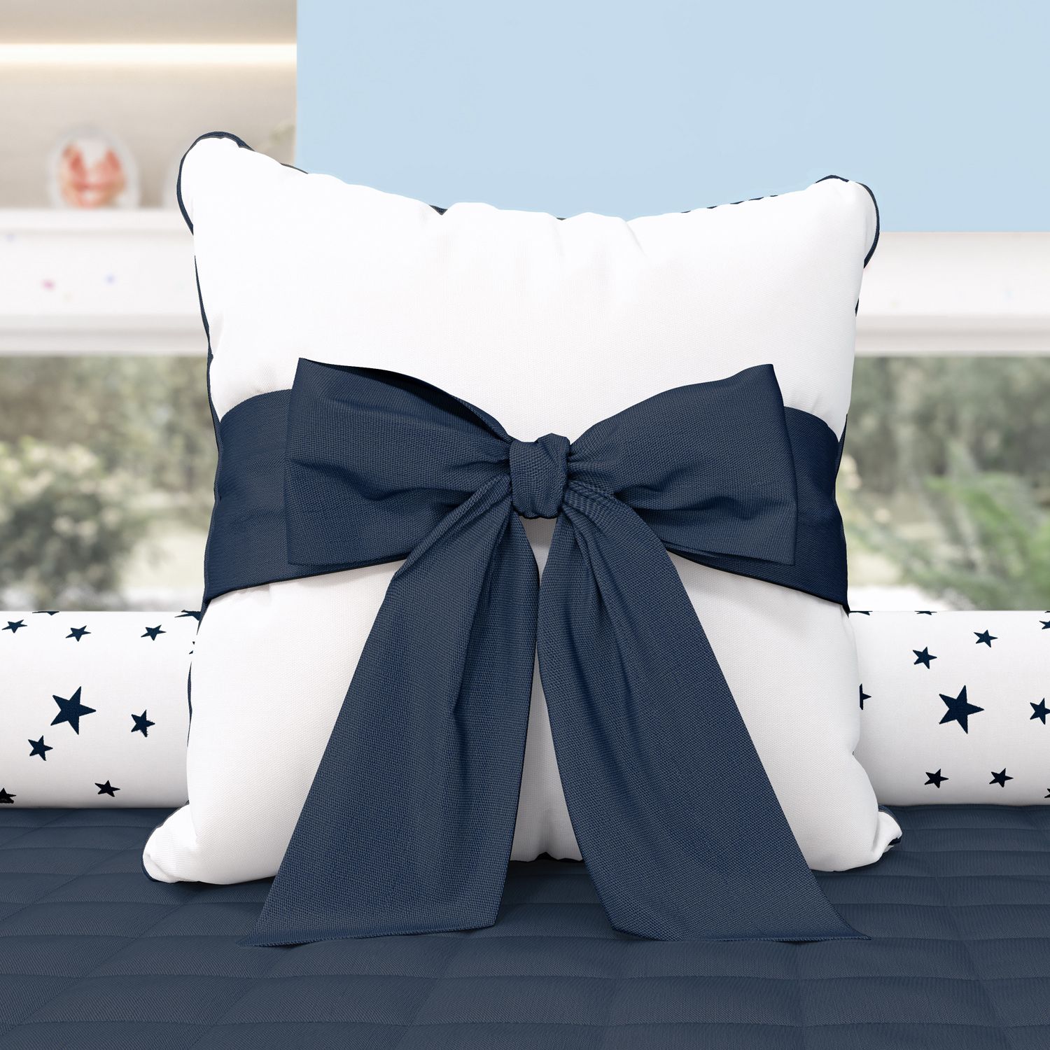 Almofada Laço Amarelo 38cm