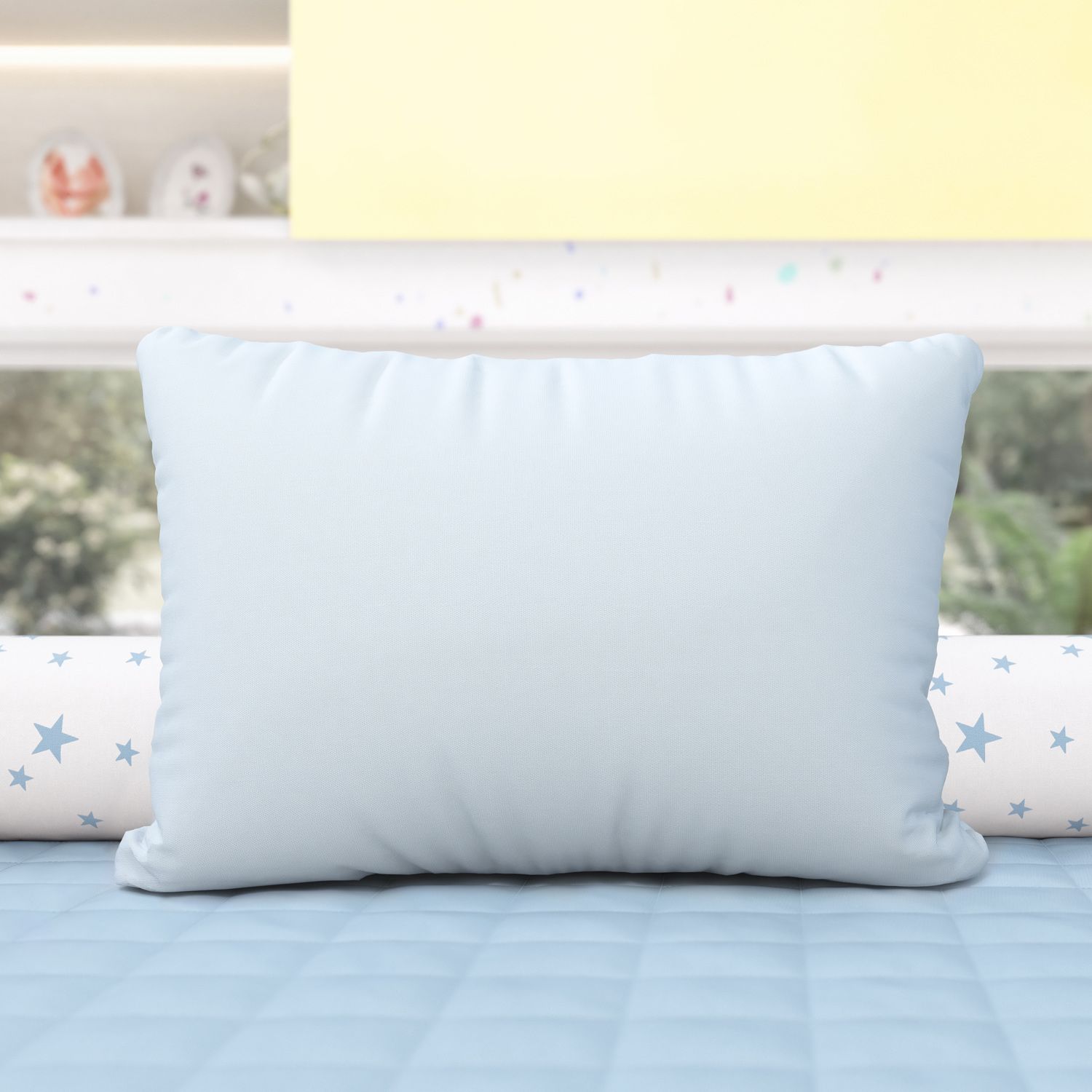 Almofada Retangular Amarelo 43cm