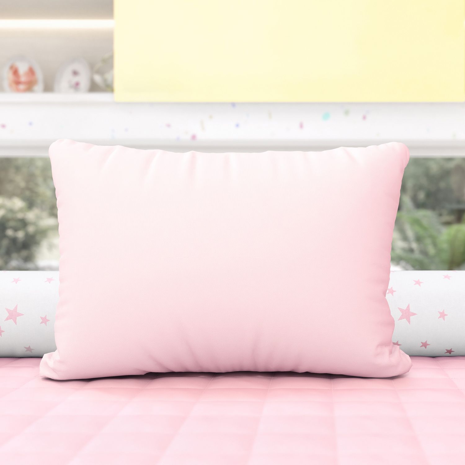 Almofada Retangular Amarelo 43cm