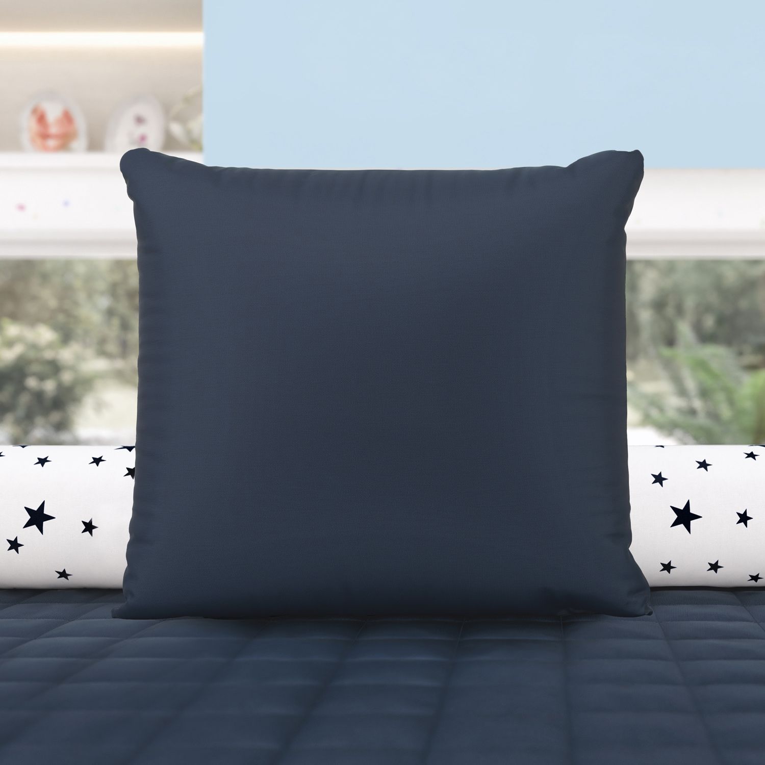 Almofada Quadrada Amarelo 38cm